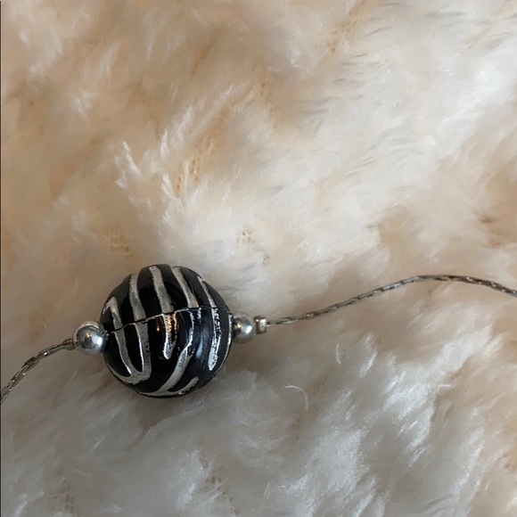 Bling Black and Silver Long or Layered Necklace - Picture 5 of 7